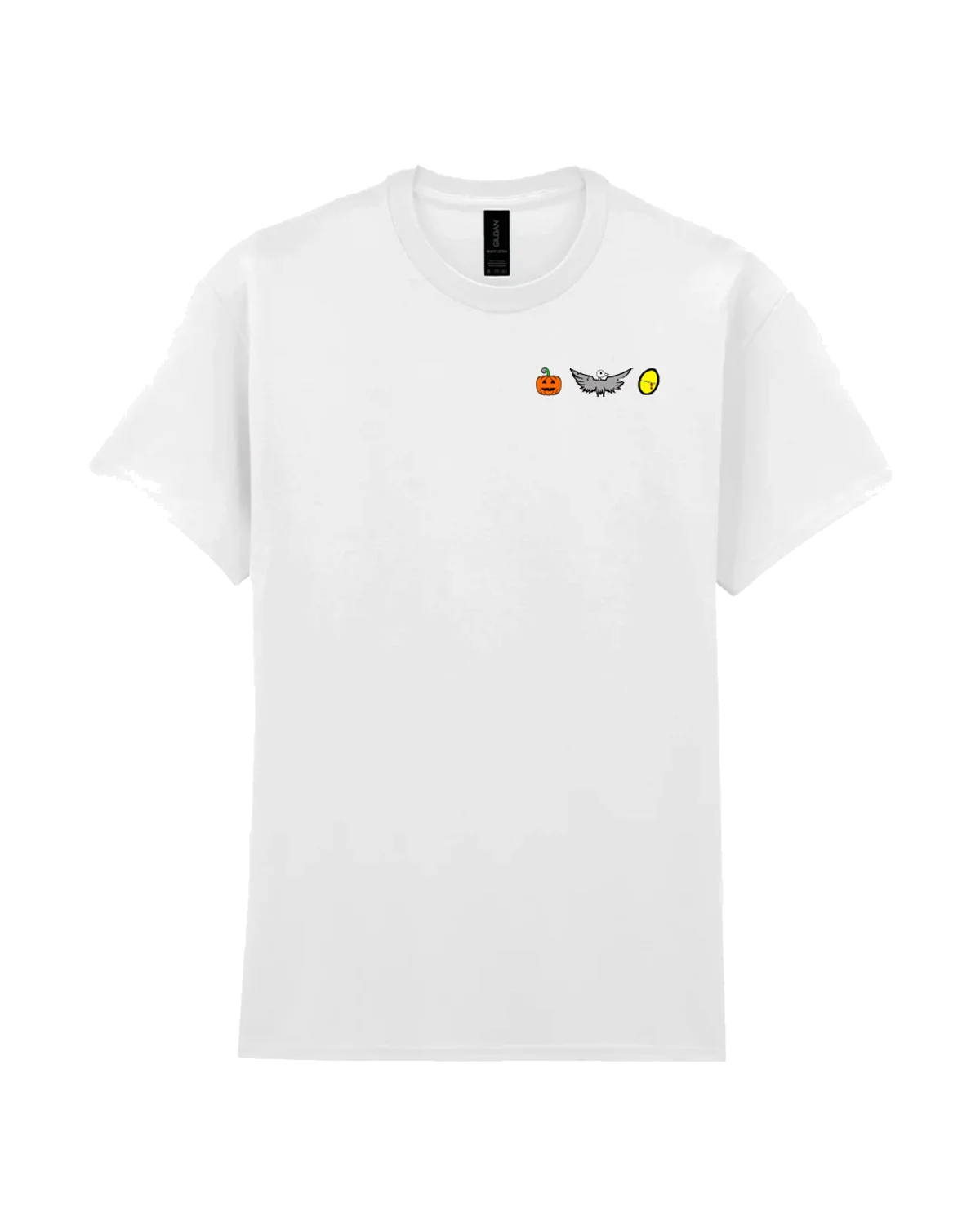 Skeleton Bird Bird Broken Egg Tee in White